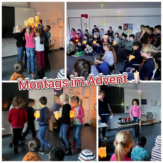 Adventsrunde in der Brüder-Grimm-Schule