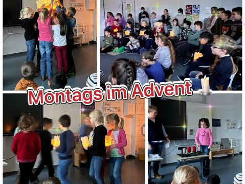Adventsrunde in der Brüder-Grimm-Schule