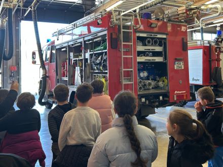 Ein Besuch bei der Feuerwehr