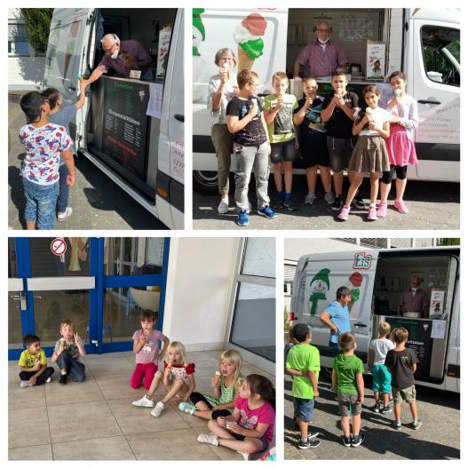 Trari trara der Eiswagen war da 🍦😋